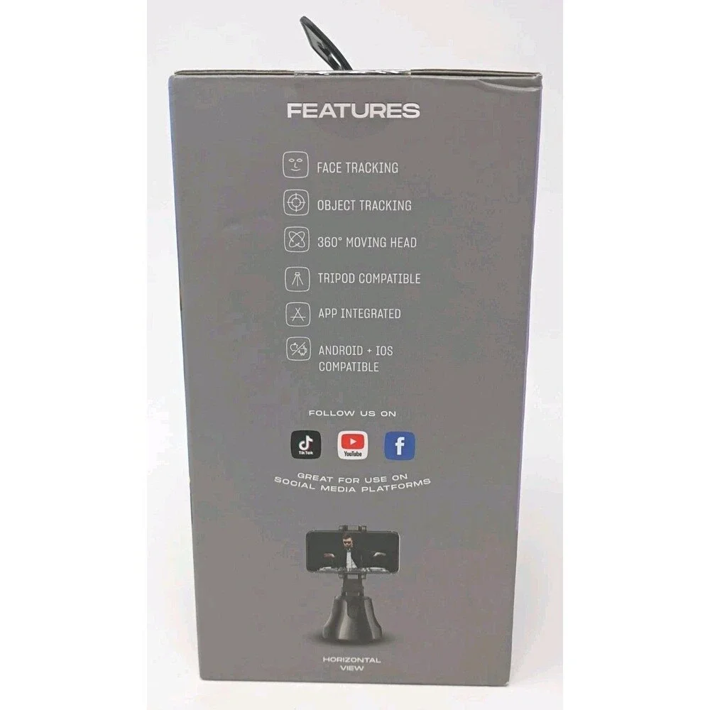 360 Degrees View By Track, Rotation Smart Personal Stabilizer, Tracker NIB